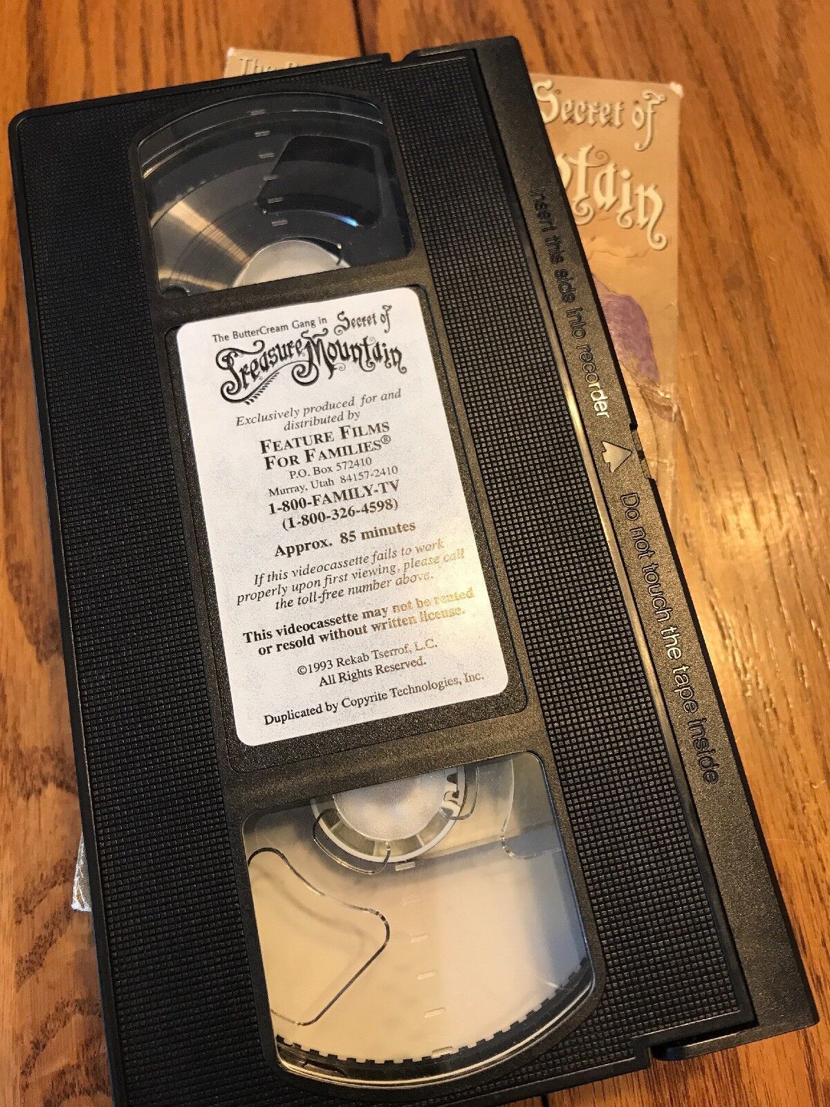 The Butter Cream Gang Secret of sreasure Mountain VHS Video Tape SHIPS ...