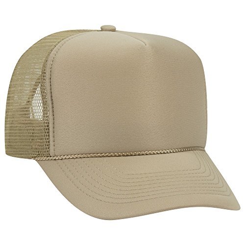 OTTO Wholesale Mesh Trucker Hats (12 Hats) Khaki Fashion