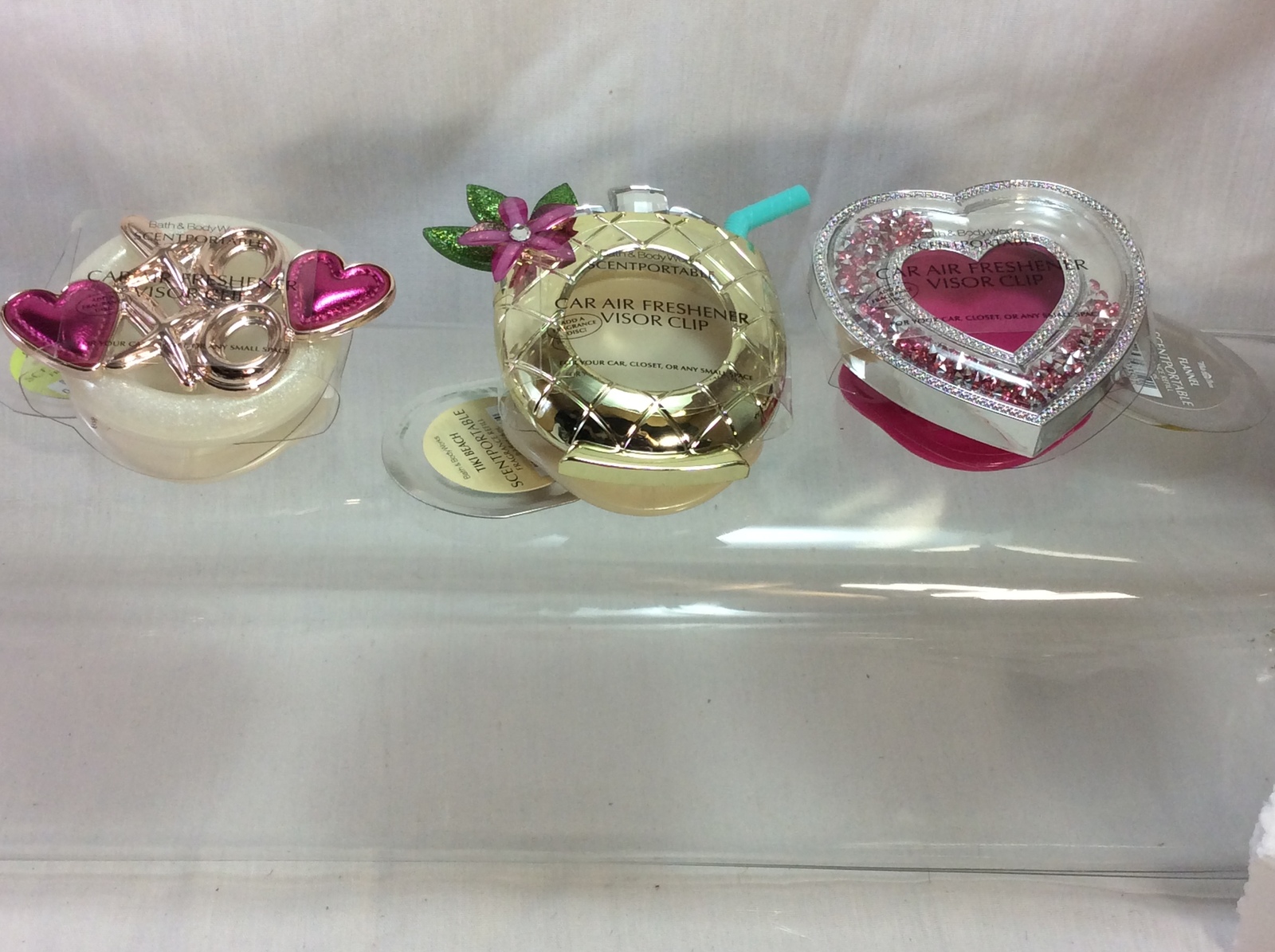 Bath and Body Works Car Air Freshener Visor Clip. Select