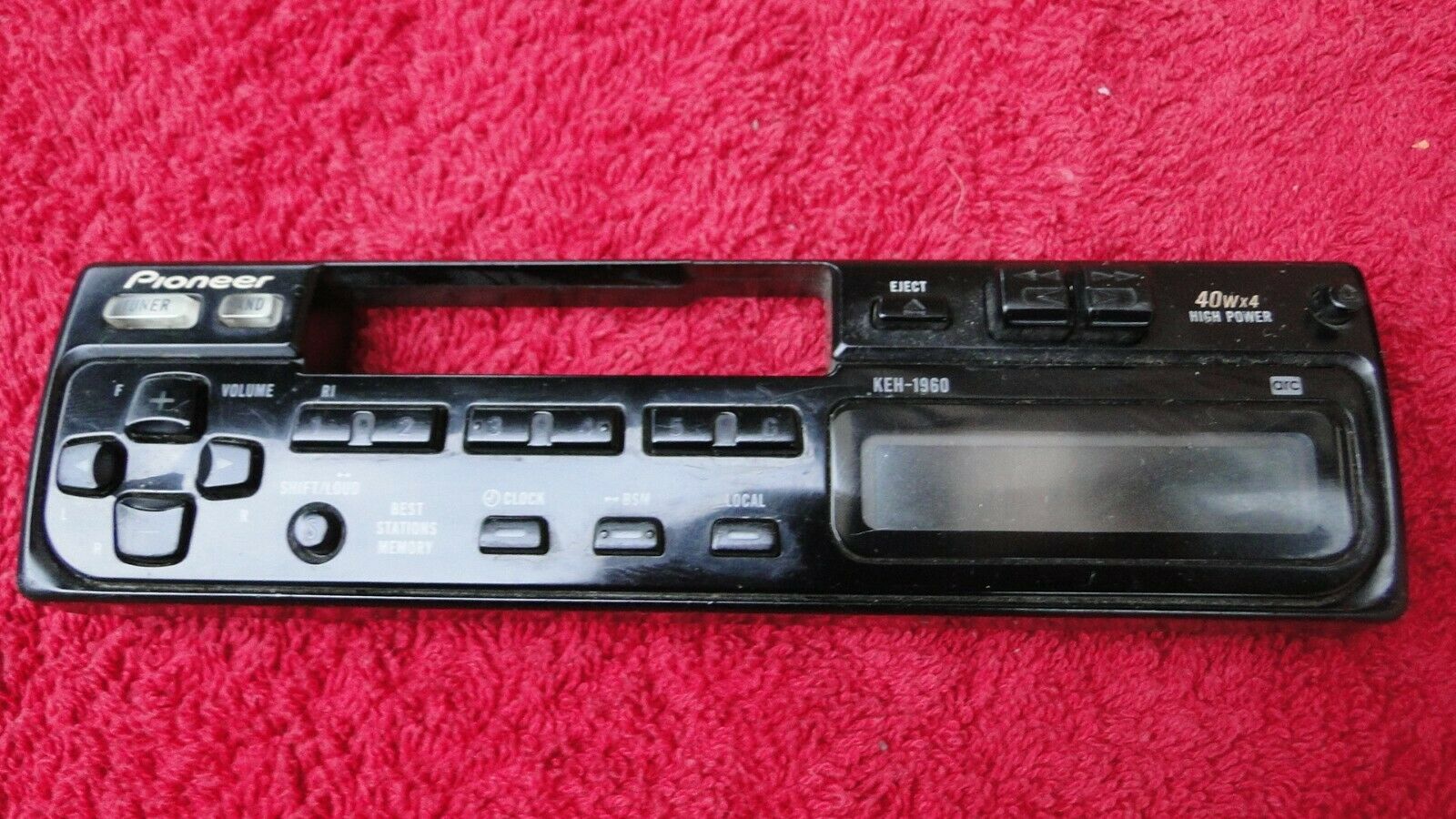 Car Cassette Radio Pioneer KEH1960 Removable Faceplate Only + Original