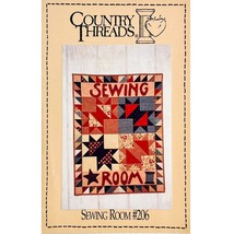 Sewing Room Quilt Pattern 206 by Country Threads Makes Wall Hanging or D... - $8.90
