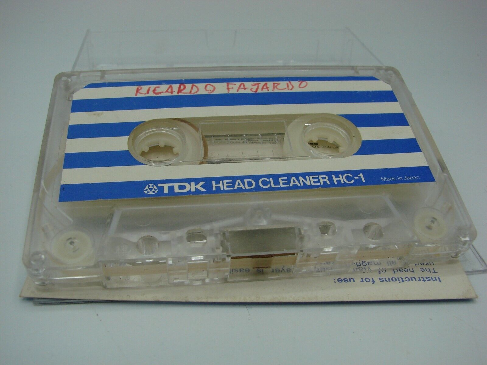 Vintage VTG TDK HC1 Head Cleaner For Cassette Recorder Works perfectly