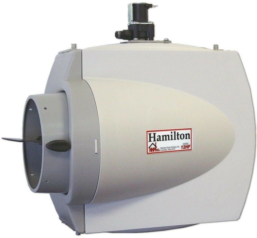 Humidifier Whole House Automatic Moisture Control Drain Hose Included Gray Humidifiers