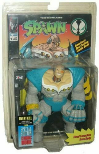 Spawn overtkill poseable action figure plus speial edition comic