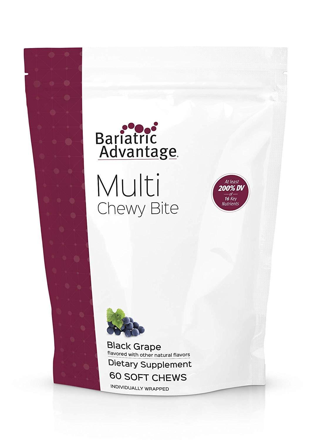 Bariatric Advantage - Multi Chewy Bite - Black Grape, 60 Count