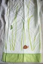 Pottery Barn Lana Shower Curtain Gray 72 Acanthus Leaf New