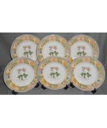 1996 Set (6) Wedgwood Home GARDEN MAZE PATTERN Salad Plates MADE IN ENGLAND - $55.43