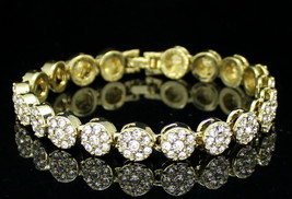 1.00Ct &quot;REAL MOISSANITE&quot; Tennis Bracelet For Women&#39;s For Wedding 14K Gol... - £155.07 GBP
