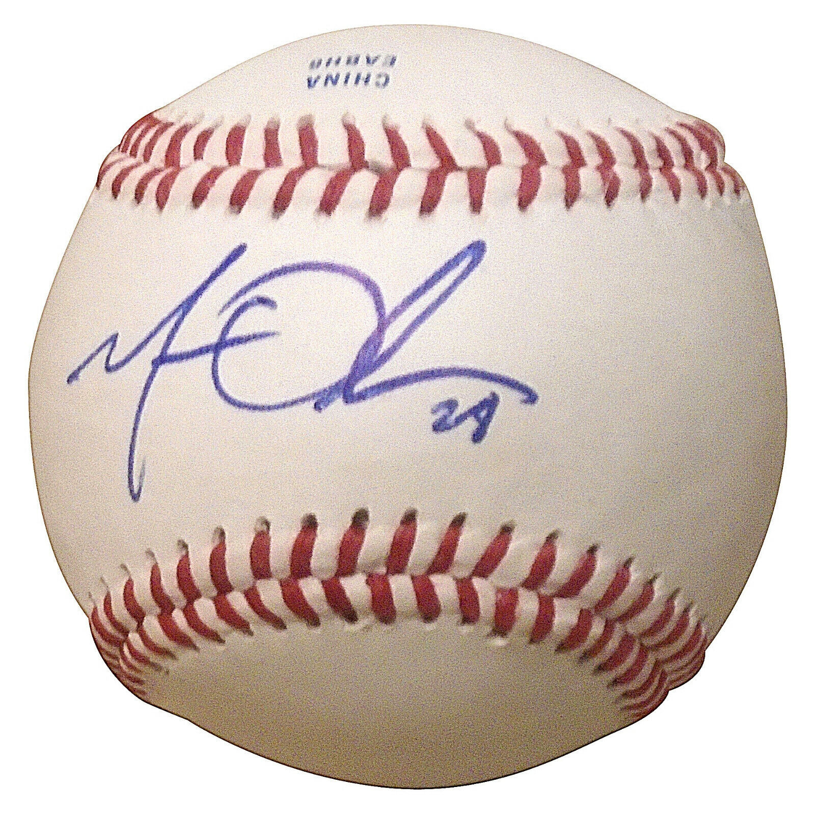 Matt Olson Oakland Athletics A's Signed Autographed Baseball Proof