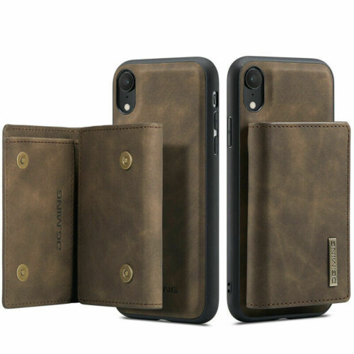 For iPhone 13 Pro Max 13Pro 13Mini  Leather Magnetic back Flip Case Cover