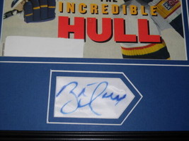 Brett Hull Signed Framed 1991 Sports Illustrated Magazine Cover Display Blues image 2