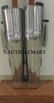 SCA Combat Medieval Armor Full Leg Guard With Couters