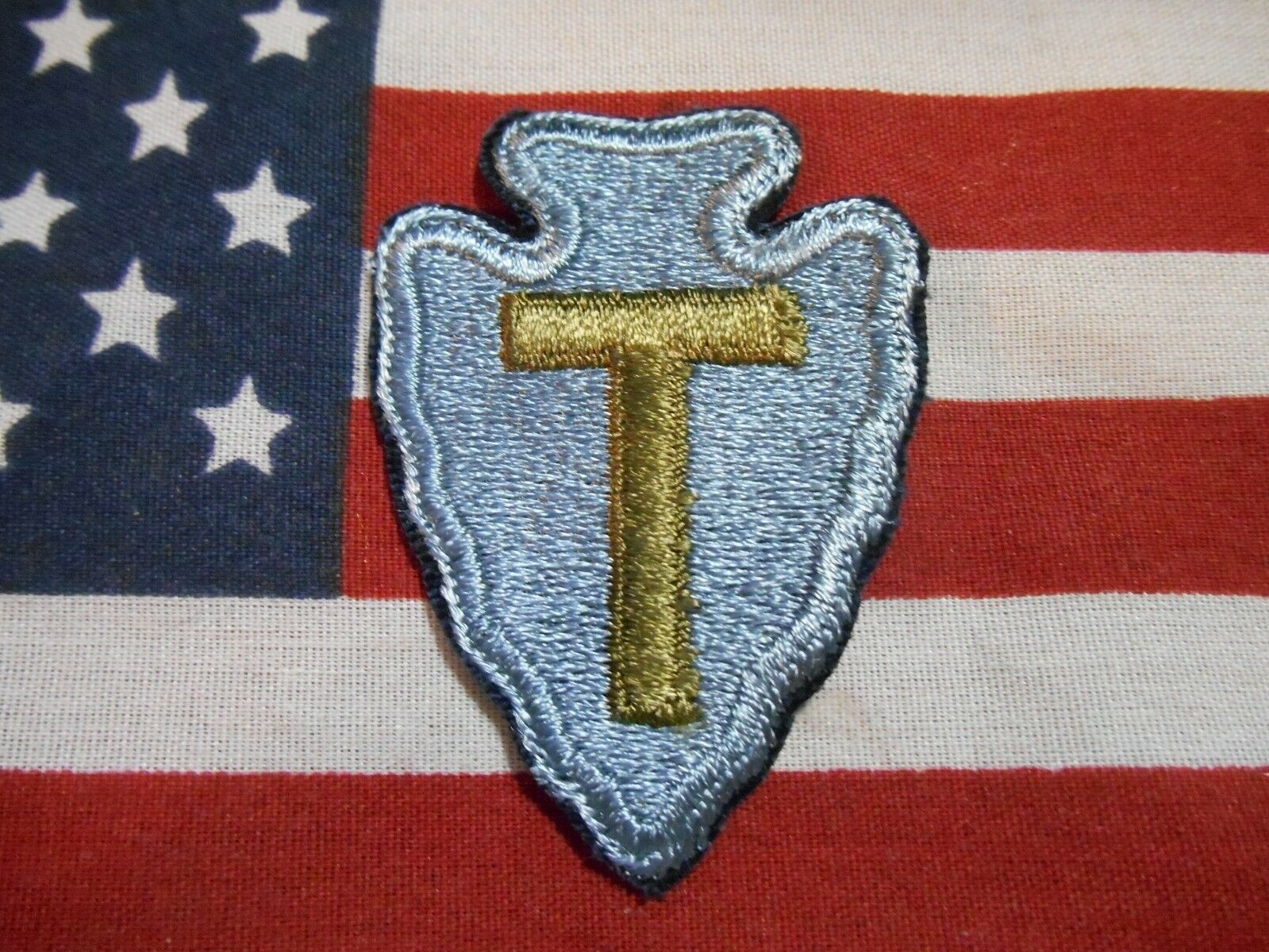 36TH INFANTRY DIVISION T PATCH TEXAS NATIONAL GUARD SSI PATCH 1966 CE 