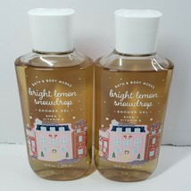 Bath &amp; Body Works Bright Lemon Snowdrop Shower Gel Lot of 2 NEW - $46.00