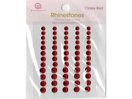 Queen & Co.-Classy Red Rhinestone Stickers. - $3.19