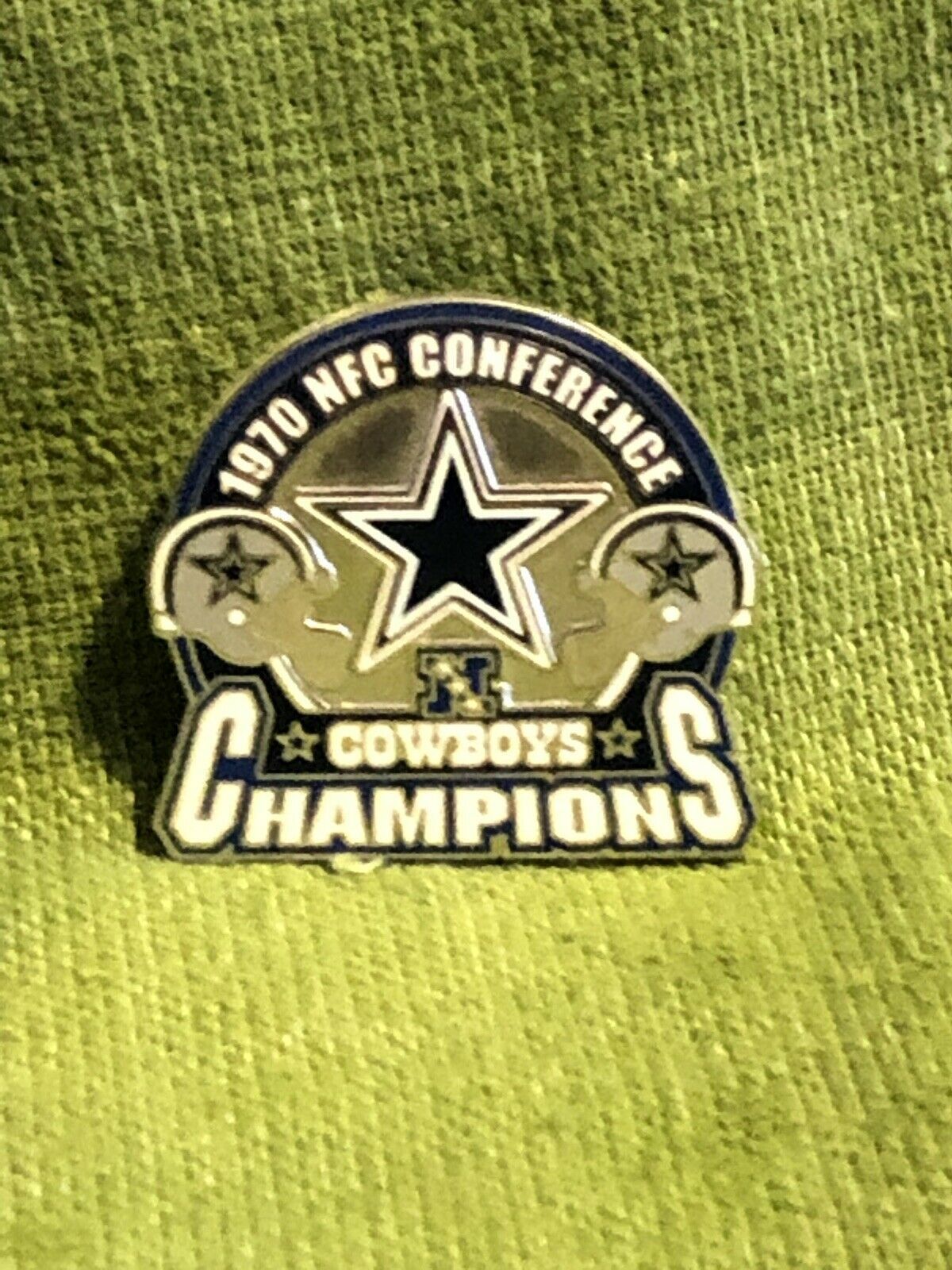 Dallas Cowboys Championship Pins 1970 NFC Champions Division Willabee ...