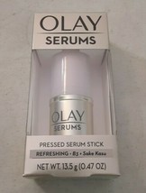 Olay Serums Pressed Serum Stick Refreshing Hydration 0.47oz B3 Sake Kasu - $9.89