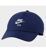 Nike USA Soccer Heritage 86 Blue Olympics Swoosh Logo Adjustable Cap Dad... - $26.00