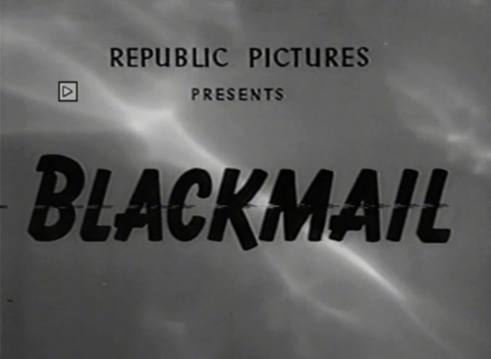 Blackmail 1947 Dvd Film Noir Private Eye Murder Adventure William Marshall Adele Dvd Hd Dvd 