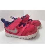 Nike Baby Girl&#39;s Flex Experience 3 Athletic Shoes Hyper Pink/Blue Sz 5 - $13.56