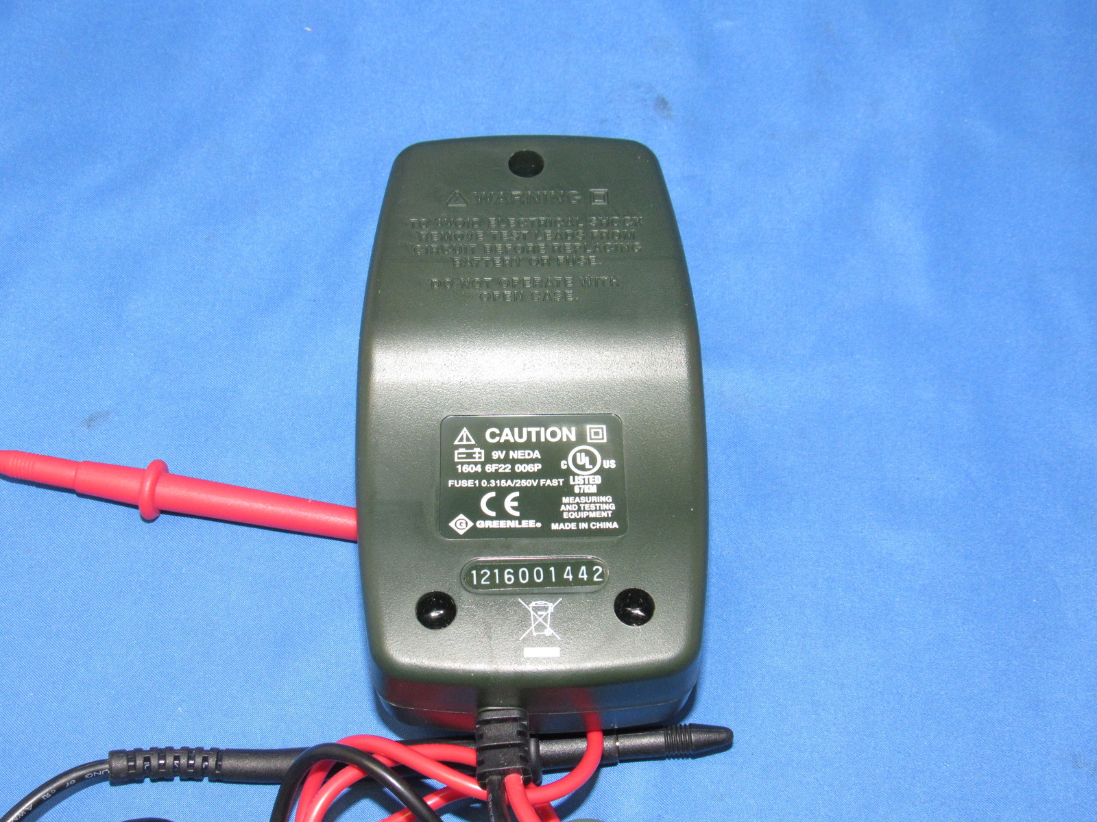 Greenlee DM20 Multimeter with GT10 Circuit Tester and GT11 Voltage