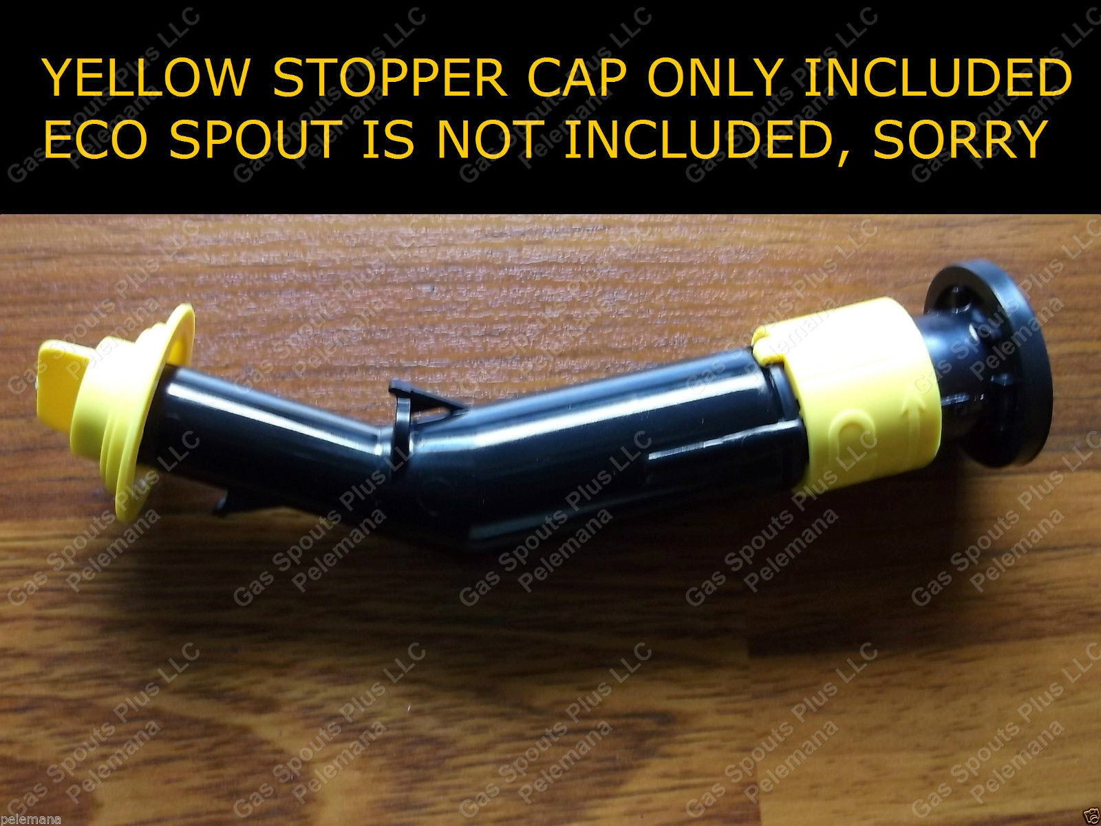 1 New YELLOW STOPPER CAP Fits ECO SPOUT Gallon Gas Cans Wedco Briggs