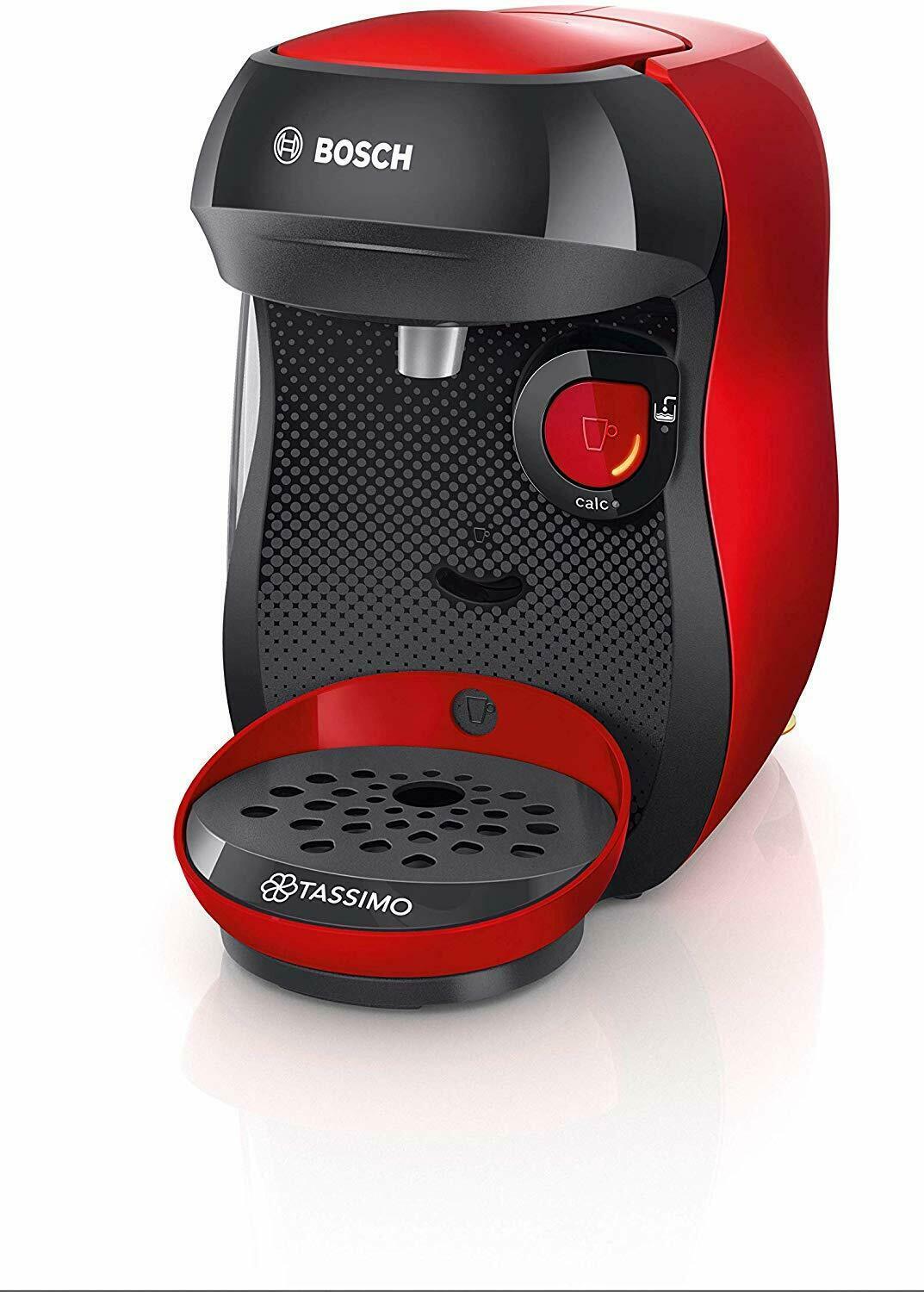 Bosch TAS1002 Tassimo Happy Coffee Maker Pods Brewer 1400 W, 23.7oz