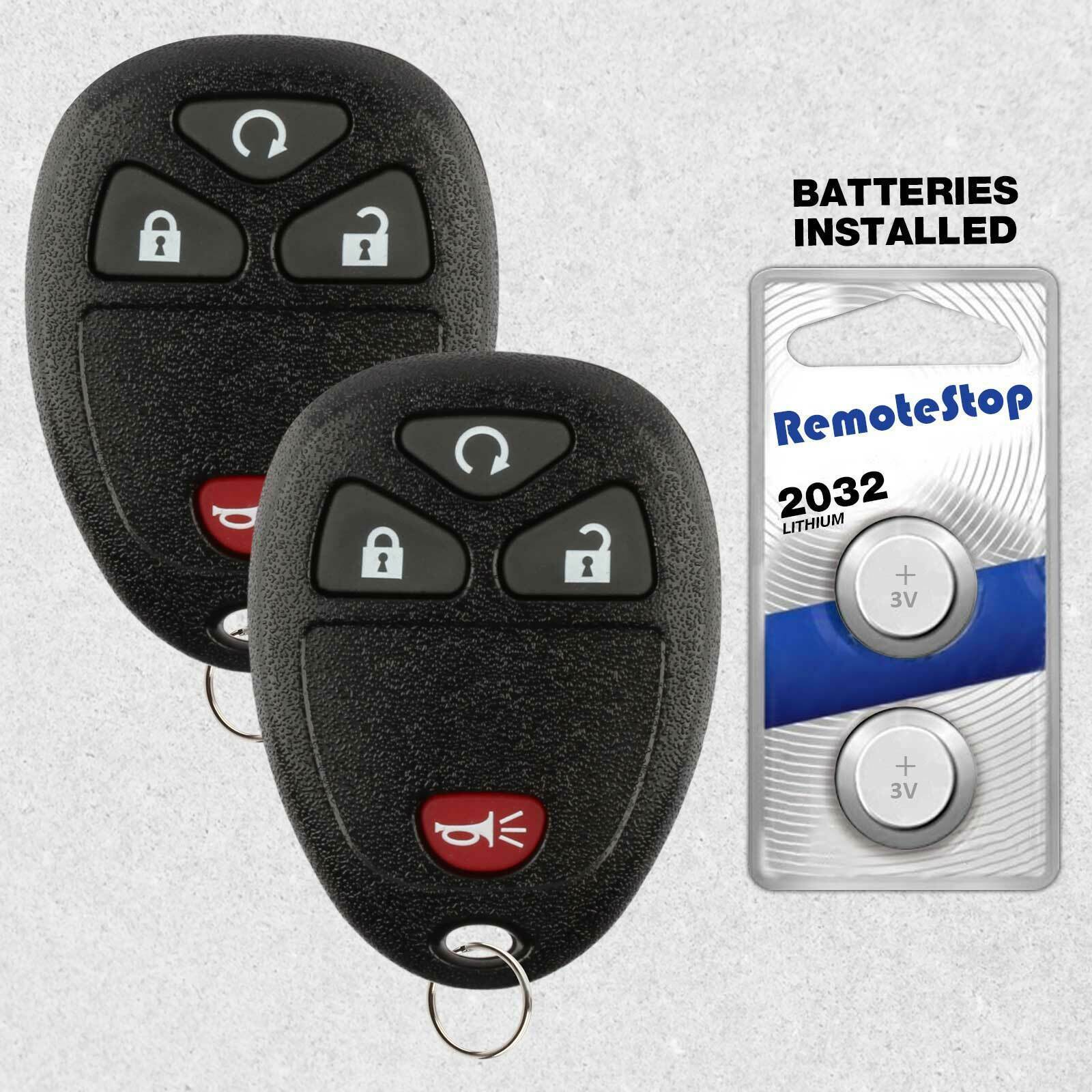 2 For 2008 2009 2010 2011 2012 2013 2014 2015 Buick Enclave Car Remote