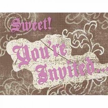 Sweet Sixteen Invitations 8 Per Package Birthday Party Supplies New - $2.25