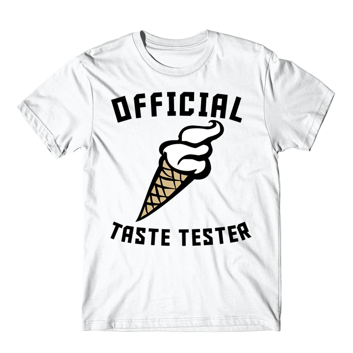 Official Ice Cream Taste Tester Funny Ice Cream Humor Shirt - T-Shirts ...