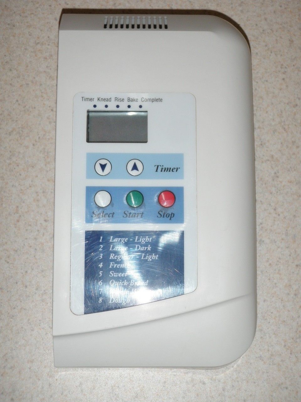 Control Panel & PCB Power Board for Regal Kitchen Pro bread maker model