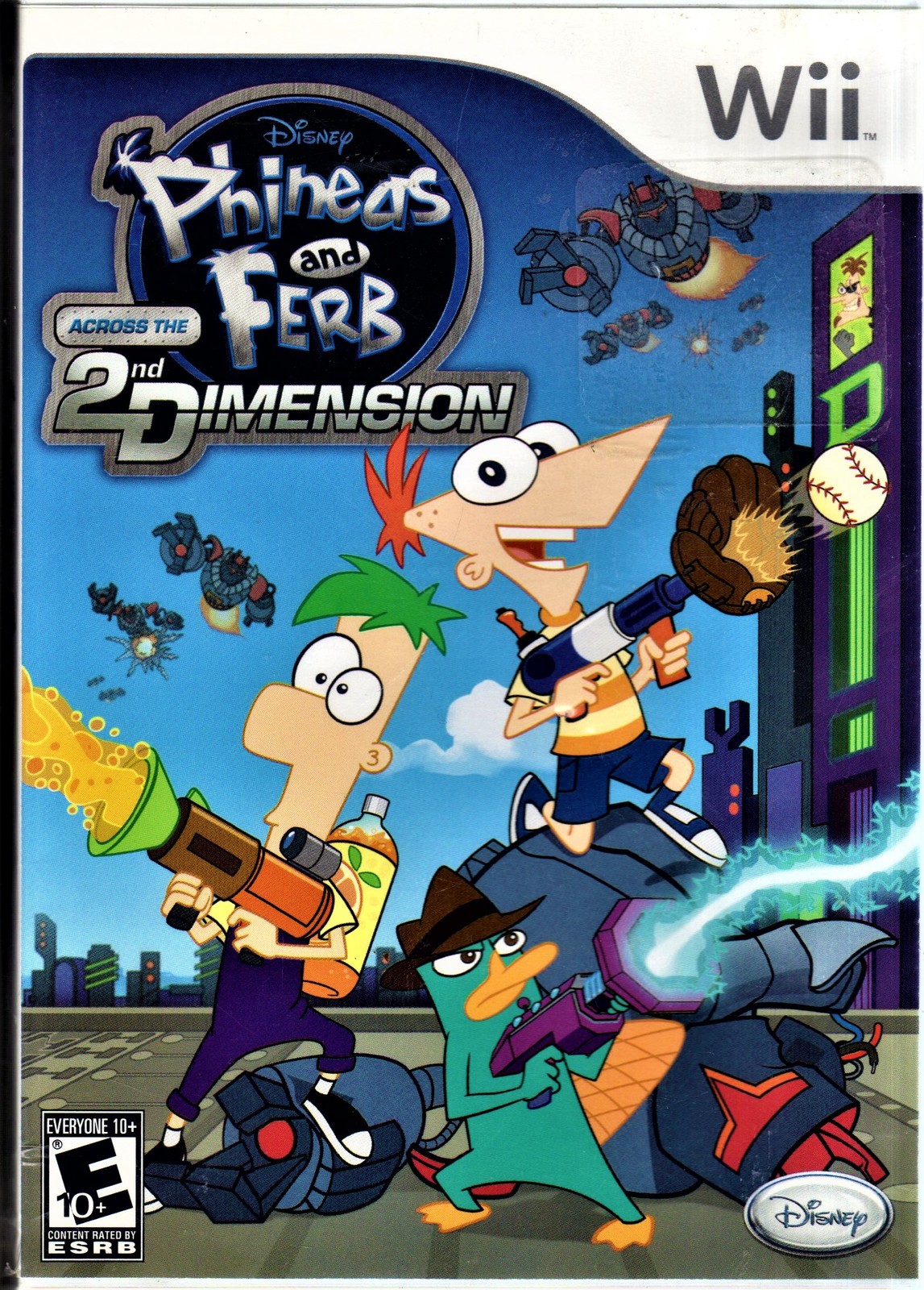 Phineas and Ferb: Across the 2nd Dimension - Nintendo Wii - Video Games