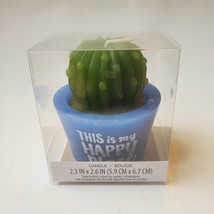 Succulent Shaped Candles, 2.6", Love Grows, Happy Place, Live What You Love image 7
