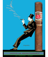 Quality Tobacco POSTER.Cuban Cigar.Hoyo de Monterrey.Room home decor art... - $11.88+