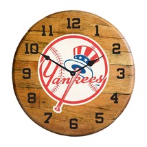 New York Yankees Authentic Oak Barrel 21" Clock - $296.01