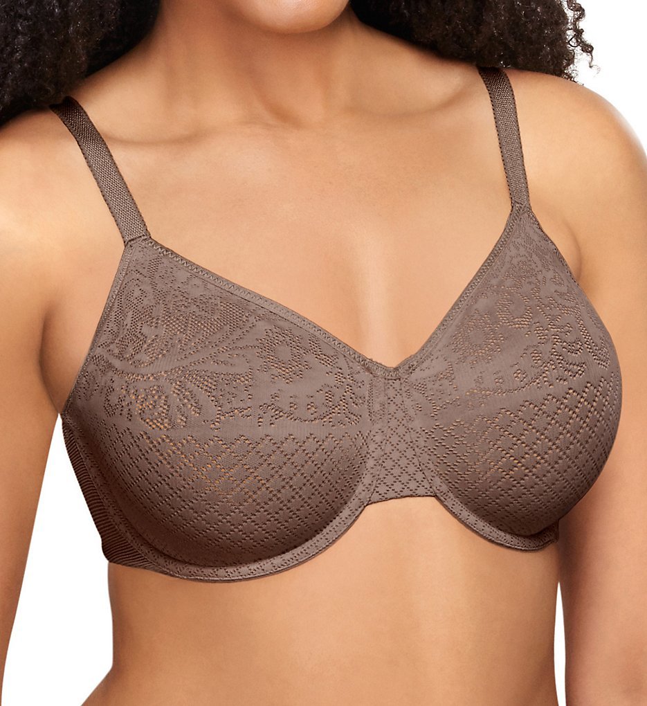 Wacoal DEEP TAUPE Visual Effects Minimizer Bra, US 38H Bras & Bra Sets