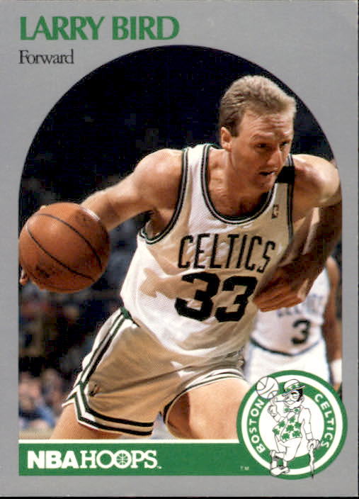 Larry Bird 1990-91 NBA Hoops Card #39 - Basketball Cards