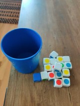 Vintage Classic 1992 Shakin&#39; Sorry Board Game Replacement Dice and Cup S1C3 - $11.40