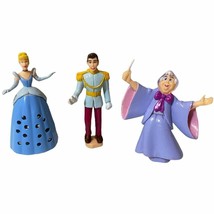 Disney’s Cinderella Magical Musical Castle Cinderella Prince &amp; Godmother... - $34.99