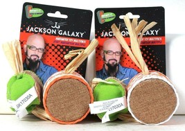 2 Count Petmate Jackson Galaxy With Fresh Organic Catnip Marinater Toy Multipack