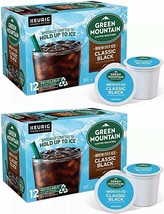 KEURIG Green Mtn Coffee Roasters, BOI Classic Black, 12 ct Pk x 2 =24, NIB 03/23 - $10.86