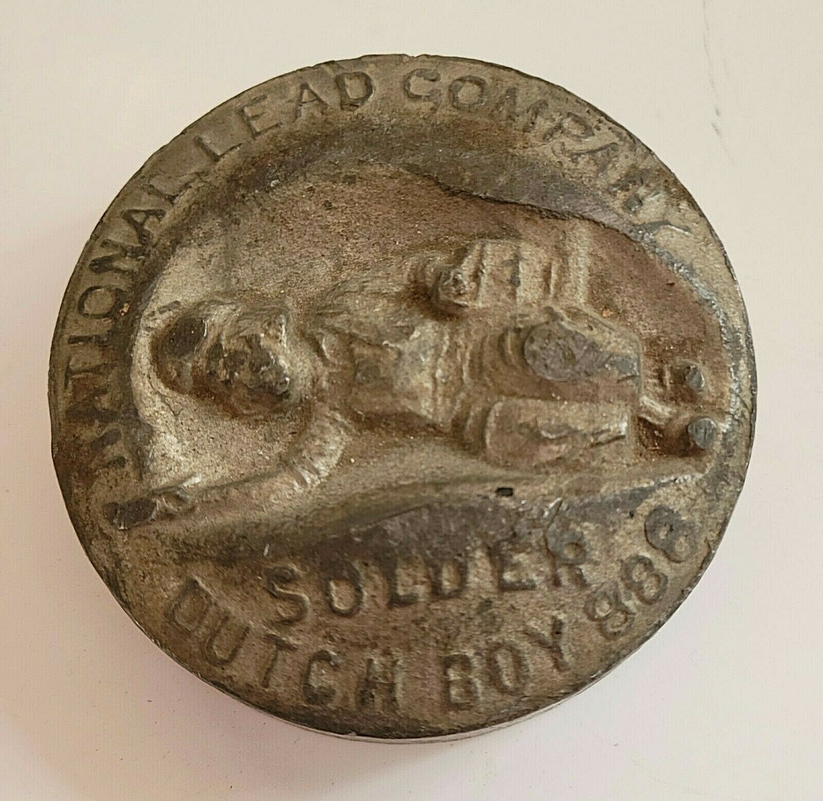 NATIONAL LEAD CO. SOLDER DUTCH BOY 888 PAPERWEIGHT - Other