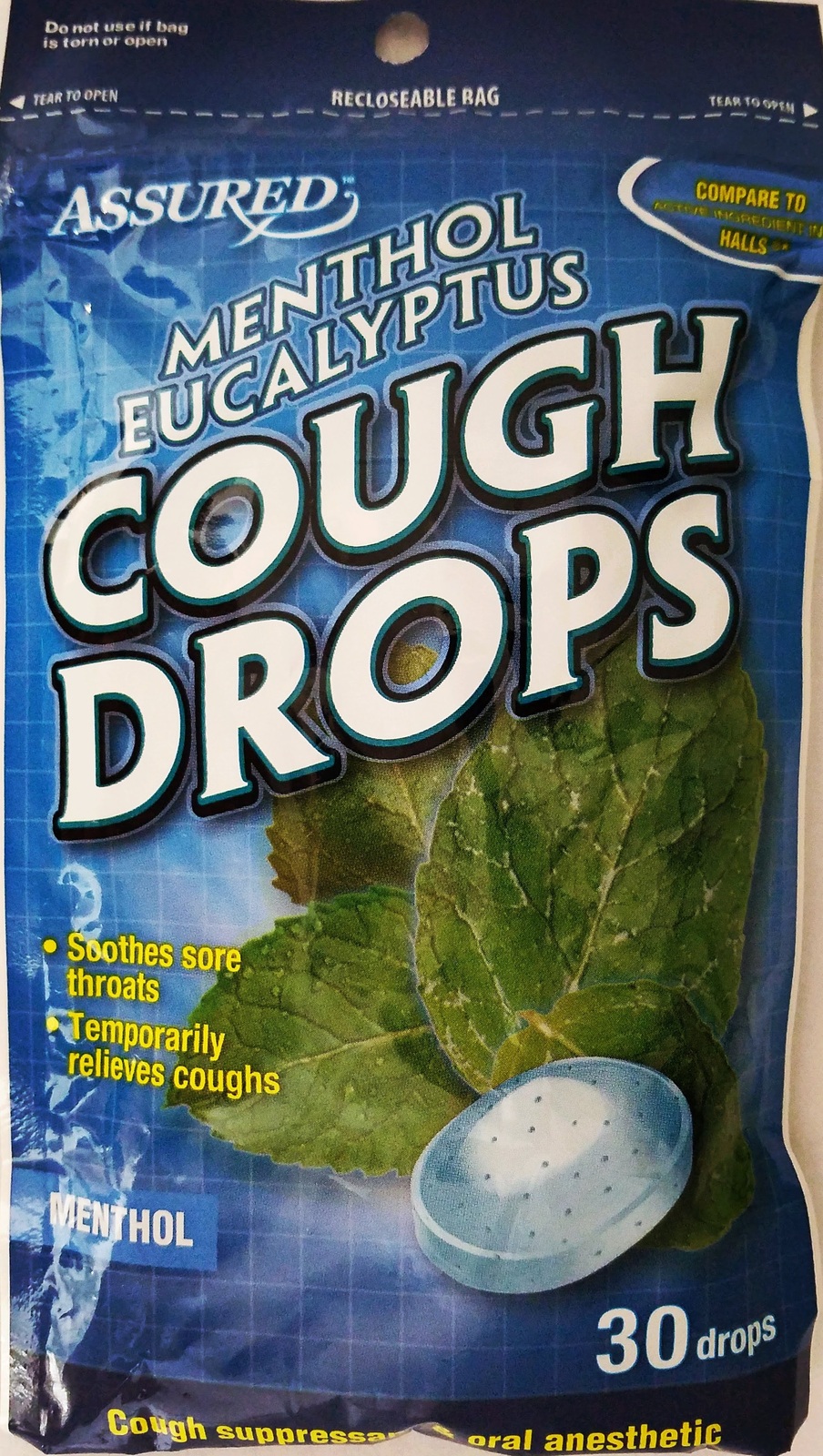 Cough Drops Cherry Eucalyptus HoneyLemon VitaminCCitrus ButterCream