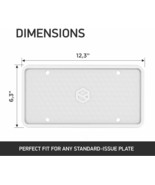 Flawless- Silicone License Plate Frame, Rust-Proof, Rattle-Proof, Weathe... - $6.99
