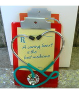 Hallmark A CARING HEART IS THE BEST MEDICINE Doctor Nurse Clipboard Orna... - $12.99