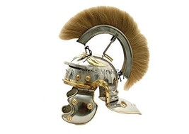 ROMAN CENTURION HELMET WITH WHITE PLUME