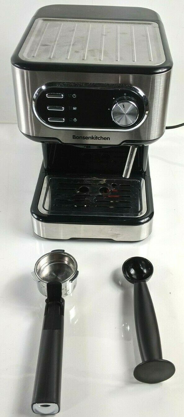 Bonsenkitchen 15 Bar Espresso Coffee Machine & Foaming Wand *FOR PARTS