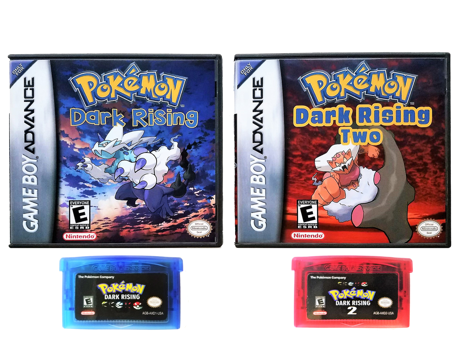Pokemon Dark Rising 1 and 2 - Case / Game Gameboy Advance (GBA) USA Seller