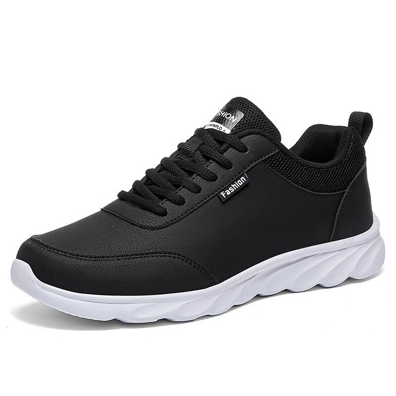 2021Men Casual Shoes Leather Men Shoes Sneakers Winter Comfortable Walking Shoes
