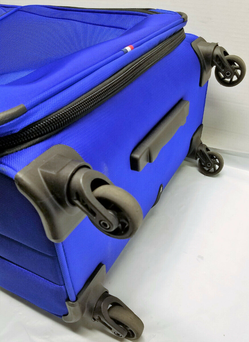 Delsey OptiMax 25" Softside Spinner Suitcase Luggage Blue Luggage